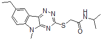 CAS#: 603946-82-3, 2-[(8-Ethyl-5-Methyl-5H-1,2,4-Triazino[5,6-b]Indol-3-Yl)Thio]-N-(Isopropyl)-Acetamide
