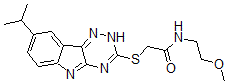 CAS 登录号：603947-33-7， N-(2-甲氧基乙基)-2-[[8-(异丙基)-2H-1,2,4-三嗪并[5,6-b]吲哚-3-基]硫代]-乙酰胺