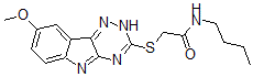 CAS#: 603947-48-4, N-Butyl-2-[(8-Methoxy-2H-1,2,4-Triazino[5,6-b]Indol-3-Yl)Thio]-Acetamide