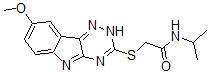 CAS#: 603947-50-8, 2-[(8-Methoxy-2H-1,2,4-Triazino[5,6-b]Indol-3-Yl)Thio]-N-(Isopropyl)-Acetamide