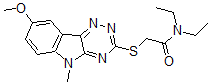 CAS#: 603947-54-2, N,N-Diethyl-2-[(8-Methoxy-5-Methyl-5H-1,2,4-Triazino[5,6-b]Indol-3-Yl)Thio]-Acetamide