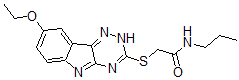 CAS#: 603947-70-2, 2-[(8-Ethoxy-2H-1,2,4-Triazino[5,6-b]Indol-3-Yl)Thio]-N-Propyl-Acetamide