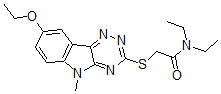 CAS#: 603947-75-7, 2-[(8-Ethoxy-5-Methyl-5H-1,2,4-Triazino[5,6-b]Indol-3-Yl)Thio]-N,N-Diethyl-Acetamide