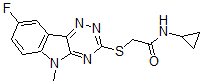 CAS#: 603948-18-1, N-Cyclopropyl-2-[(8-Fluoro-5-Methyl-5H-1,2,4-Triazino[5,6-b]Indol-3-Yl)Thio]-Acetamide