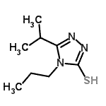 CAS#: 603981-94-8, 5-Isopropyl-4-propyl-4H-1,2,4-triazole-3-thiol