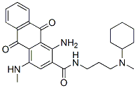 CAS#: 6041-29-8, 1-Amino-N-[3-(Cyclohexylmethylamino)Propyl]-9,10-Dihydro-4-(Methylamino)-9,10-Dioxoanthracene-2-Carboxamide