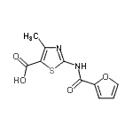 CAS#: 604762-22-3, 2-(2-Furoylamino)-4-methyl-1,3-thiazole-5-carboxylic acid