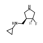 CAS#: 604798-54-1, N-{[(3R,4S)-4-Fluoro-3-pyrrolidinyl]methyl}cyclopropanamine