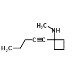 CAS#: 6048-03-9, N-Methyl-1-(1-Pentyn-1-Yl)Cyclobutanamine