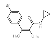 CAS#: 60548-45-0, (Z)-4-Bromo-N-Cyclopropyl-alpha,beta-Dimethylcinnamamide