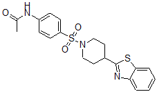 CAS#: 605628-24-8, N-[4-[[4-(Benzo[d]Thiazol-2-Yl)-Piperidin-1-Yl]Sulfonyl]Phenyl]-Acetamide