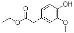 CAS 登录号：60563-13-5， 4-羟基-3-甲氧基-苯乙酸乙酯