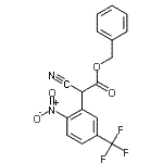 CAS#: 605668-92-6, Benzyl cyano[2-nitro-5-(trifluoromethyl)phenyl]acetate
