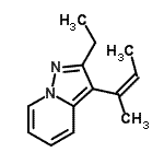 CAS#: 605673-31-2, 3-[(2Z)-2-Buten-2-yl]-2-ethylpyrazolo[1,5-a]pyridine