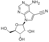 CAS 登录号：606-58-6， 4-氨基-7-beta-D-呋喃核糖基-7H-吡咯并[2,3-d]嘧啶-5-甲腈