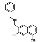 CAS#: 606095-53-8, N-Benzyl-1-(2-chloro-8-methyl-3-quinolinyl)methanamine