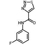 CAS#: 606101-98-8, N-(3-Fluorophenyl)-1,2,3-thiadiazole-4-carboxamide
