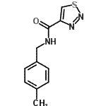 CAS#: 606102-01-6, N-(4-Methylbenzyl)-1,2,3-thiadiazole-4-carboxamide