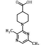 CAS#: 606106-86-9, 1-(3,6-Dimethyl-2-pyrazinyl)-4-piperidinecarboxylic acid