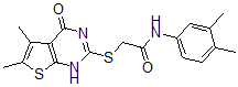 CAS#: 606107-80-6, 2-[(1,4-Dihydro-5,6-Dimethyl-4-Oxothieno[2,3-d]Pyrimidin-2-Yl)Thio]-N-(3,4-Dimethylphenyl)-Acetamide