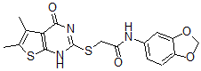 CAS#: 606108-03-6, N-1,3-Benzodioxol-5-Yl-2-[(1,4-Dihydro-5,6-Dimethyl-4-Oxothieno[2,3-d]Pyrimidin-2-Yl)Thio]-Acetamide