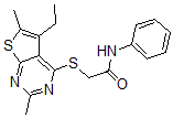 CAS#: 606113-43-3, 2-[(5-Ethyl-2,6-Dimethylthieno[2,3-d]Pyrimidin-4-Yl)Thio]-N-Phenyl-Acetamide