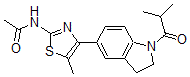 CAS#: 606121-90-8, N-[4-[2,3-Dihydro-1-(2-Methyl-1-Oxopropyl)-1H-Indol-5-Yl]-5-Methyl-Thiazol-2-Yl]-Acetamide