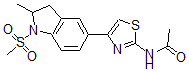 CAS#: 606121-97-5, N-[4-[2,3-Dihydro-2-Methyl-1-(Methylsulfonyl)-1H-Indol-5-Yl]-Thiazol-2-Yl]-Acetamide