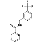 CAS#: 606132-12-1, N-[3-(Trifluoromethyl)benzyl]-2-pyrazinecarboxamide