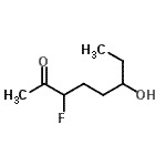 CAS#: 606489-37-6, 3-Fluoro-6-hydroxy-2-octanone