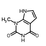 CAS#: 606490-90-8, 1-Methyl-1H-pyrrolo[2,3-d]pyrimidine-2,4(3H,7H)-dione
