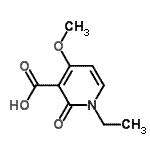 CAS#: 606492-98-2, 1-Ethyl-4-methoxy-2-oxo-1,2-dihydro-3-pyridinecarboxylic acid