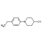 CAS#: 606495-00-5, 1-(4-Ethylphenyl)-4-piperidinol