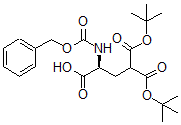 CAS#: 60686-50-2, (3S)-3-[[(Phenylmethoxy)Carbonyl]Amino]-1,1,3-Propanetricarboxylic Acid 1,1-Bis(1,1-Dimethylethyl) Ester