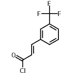 CAS 登录号：60689-14-7， (2E)-3-[3-(三氟甲基)苯基]丙烯酰氯