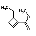 CAS 登录号：60697-57-6， 甲基4-乙基-1-环丁烯-1-羧酸酯