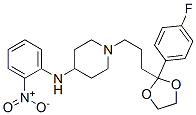 CAS#: 60703-66-4, 1-[3-[2-(4-Fluorophenyl)-1,3-Dioxolan-2-Yl]Propyl]-N-(2-Nitrophenyl)Piperidin-4-Amine
