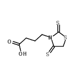 CAS#: 60708-95-4, 4-(2,4-Dithioxo-1,3-Thiazolidin-3-Yl)Butanoic Acid