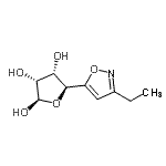 CAS#: 607376-21-6, (2R,3R,4S,5S)-5-(3-Ethyl-1,2-oxazol-5-yl)tetrahydro-2,3,4-furantriol