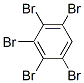 CAS#: 608-90-2, 1,2,3,4,5-Pentabromobenzene