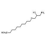 CAS#: 60812-23-9, 1-Amino-3-(Decyloxy)-2-Propanol Hydrochloride (1:1)