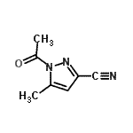 CAS#: 60858-37-9, 1-Acetyl-5-Methyl-1H-Pyrazole-3-Carbonitrile