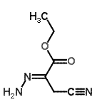 CAS 登录号：609338-38-7， 乙基(2E)-3-氰基-2-亚肼基丙酸酯