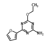 CAS 登录号：609818-31-7， 4-乙氧基-6-(2-呋喃基)-1,3,5-三嗪-2-胺