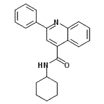 CAS#: 60996-89-6, N-Cyclohexyl-2-Phenyl-4-Quinolinecarboxamide