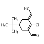CAS#: 61009-99-2, (3E)-2-Chloro-3-(Hydroxymethylene)-5-(2-Methyl-2-Propanyl)-1-Cyclohexene-1-Carbaldehyde