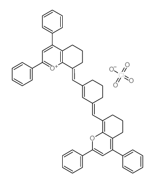 CAS#: 61010-01-3, 8-[(E)-[3-[(E)-(2,4-Diphenyl-6,7-dihydro-5H-chromen-1-ium-8-ylidene)methyl]cyclohex-2-en-1-ylidene]methyl]-2,4-diphenyl-6,7-dihydro-5H-chromene perchlorate