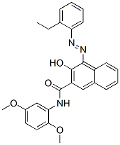 CAS#: 61050-46-2, N-(2,5-Dimethoxyphenyl)-4-[(2-Ethylphenyl)Azo]-3-Hydroxynaphthalene-2-Carboxamide
