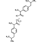 CAS 登录号：61054-06-6， 2-(4-异丁基苯基)丙酸-铝水合物(2:1:1)