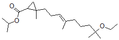 CAS#: 61064-89-9, (6E)-11-Ethoxy-2,3-methyleno-3,7,11-trimethyldodec-6-enoic acid isopropyl ester